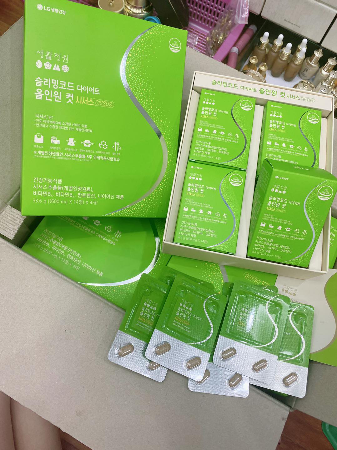 Viên giảm cân trà xanh LG