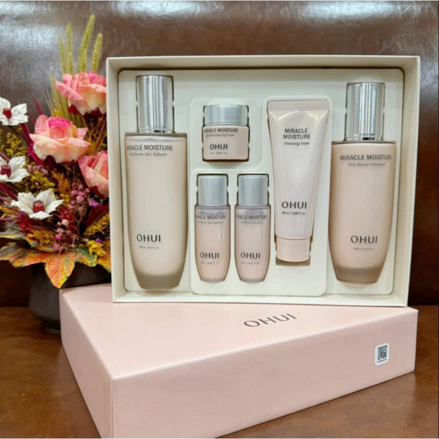 Set dưỡng trắng Ohui MIRACLE hồng 6sp