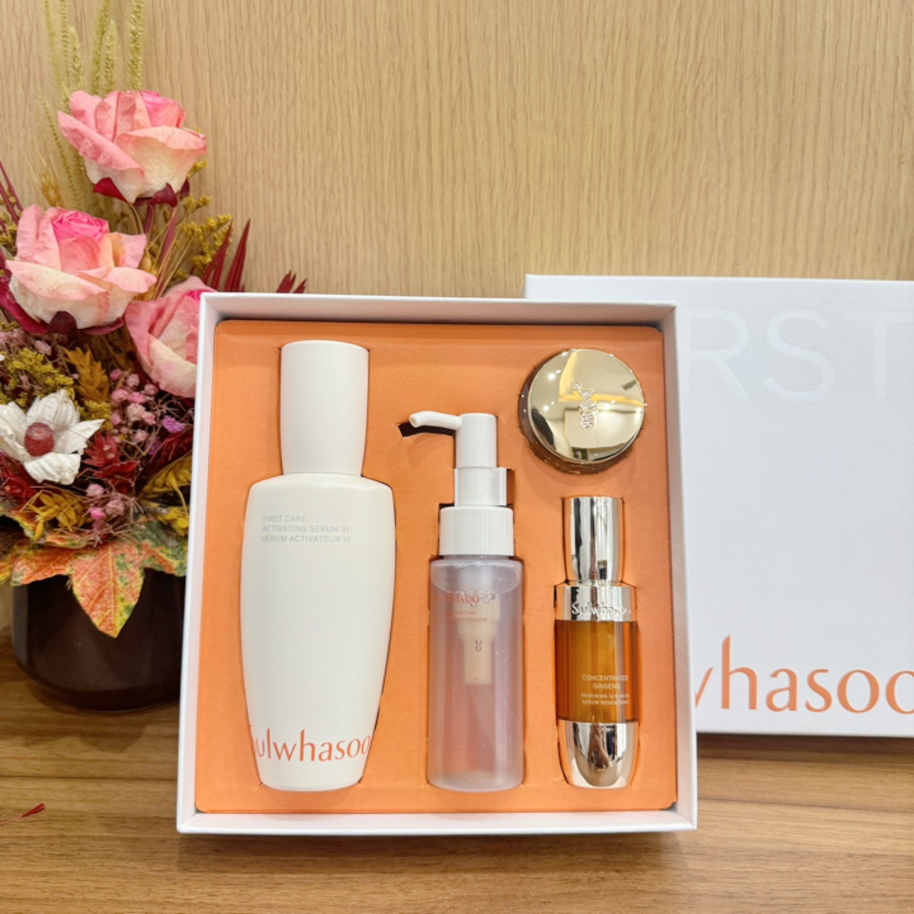 Set tinh chất First Care SULWHASOO chống lão hóa phục hồi dưỡng trắng da